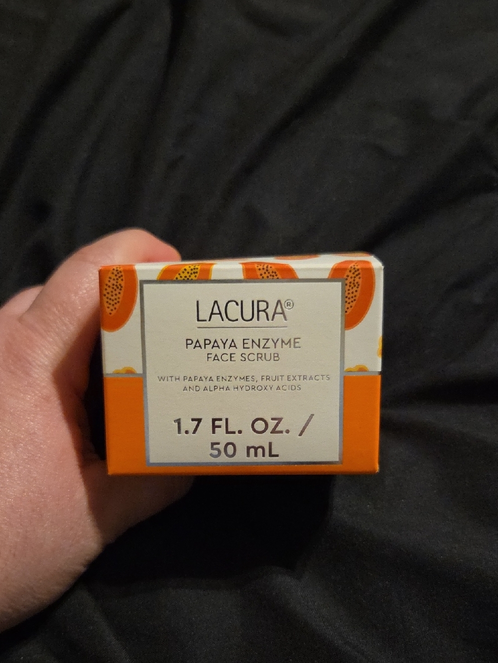 Lacura Papaya Enzyme Face Scrub - Orange